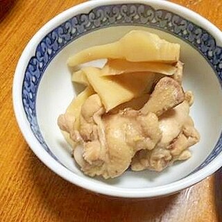 筍と鶏手羽元の煮物　母の日に